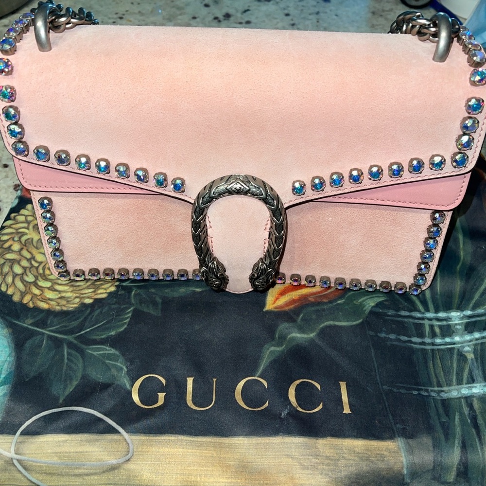 Gucci Dionysus Pink Suede limited addition